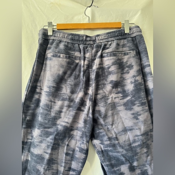 Athleta Farrallon Printed Purple Blue Jogger Size 10 - Picture 7 of 8